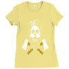 lumberjack skull Ladies Fitted T-Shirt