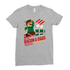 all the bacon and eggs Ladies Fitted T-Shirt