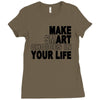 make smart choicees in your life Ladies Fitted T-Shirt
