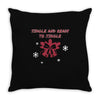happy holidays Throw Pillow