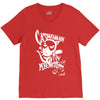 catwoman meow comic funny V-Neck Tee