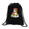 poison ivy tattoo Drawstring Bags