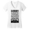 Lordy, I Hope There Are Tapes. Women's V-Neck T-Shirt