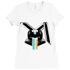 Killerbunny2007 Rainbow Overflow Ladies Fitted T-Shirt