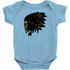 indian skull native american Baby Onesie