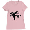 plane crazy Ladies Fitted T-Shirt