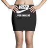 weed   just smoke it   mens funny Mini Skirts