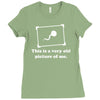 this is a very old picture of me Ladies Fitted T-Shirt