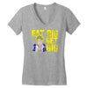 eat big get big Women's V-Neck T-Shirt