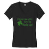 drink like a girl Women's V-Neck T-Shirt