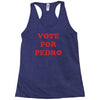 vote for pedro film retro napoleon classic sticker transfer iron on Racerback Tank