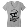 creepin it real Women's V-Neck T-Shirt