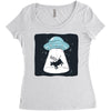 Ufo Women's Triblend Scoop T-shirt
