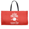 ping pong camp Weekender Totes