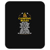 Camping Rules Mousepad