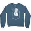 pocket samara Crewneck Sweatshirt