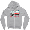 how i roll ambulance Zipper Hoodie