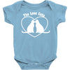 valentine's day love cats Baby Onesie