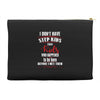 step kids white letter Accessory Pouches
