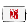 outlaws to the end 2 Laptop sleeve