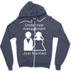 under new management   just married Zipper Hoodie