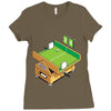 pre computers Ladies Fitted T-Shirt