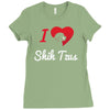 i love shih tzus Ladies Fitted T-Shirt