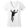 lionel messi 4 Women's V-Neck T-Shirt