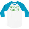 wicked smaht funny (2) 3/4 Sleeve Shirt