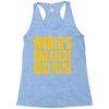 world greatest bocce Racerback Tank