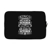 Real Kings Are Born On October 20 Laptop sleeve