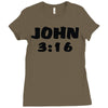 john 3 16 Ladies Fitted T-Shirt