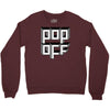 pop off square Crewneck Sweatshirt