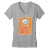 i'm smiling because i have no idea what's going on Women's V-Neck T-Shirt