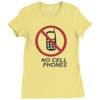 no cell phones Ladies Fitted T-Shirt