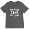 nerd game is strong V-Neck Tee