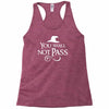 you shall not pass Racerback Tank