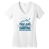 This Girl Loves Camping With Her Husband Women's V-Neck T-Shirt