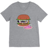 monster burger V-Neck Tee