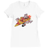 pizza jet Ladies Fitted T-Shirt