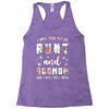 i have two titles aunt and dogmom and i rock them both with roses Racerback Tank