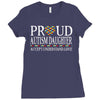 proud autism daughter Ladies Fitted T-Shirt