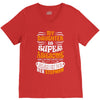 My Daughter Is Super Awesome Her Stepmom V-Neck Tee