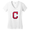 alphabet C Women's V-Neck T-Shirt