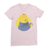ugly lego drink coffee Ladies Fitted T-Shirt