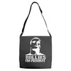 rollins for president Adjustable Strap Totes