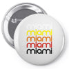miami Pin-back button
