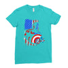 i'm the captain in the war Ladies Fitted T-Shirt