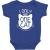 i only have one cat my cat has a few cat Baby Bodysuit