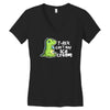 sad t rex Women's V-Neck T-Shirt
